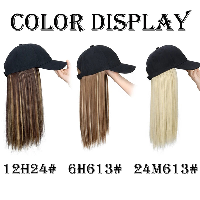 Synthetic 18Inch Long Straight Hat