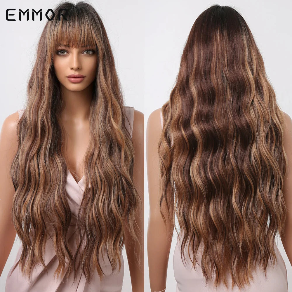 Ombre Black to Light Blonde Hair Wig