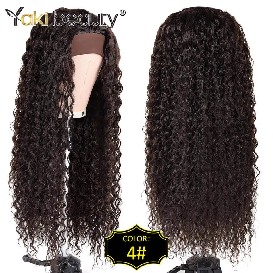 28Inch Synthetic Ice Headband Wig