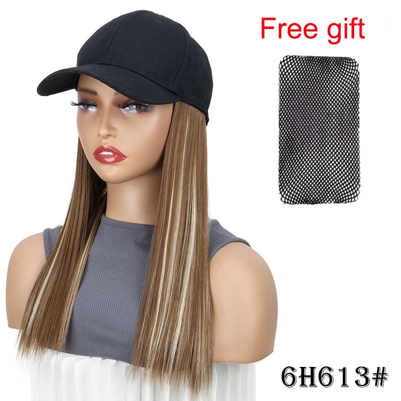 Synthetic 18Inch Long Straight Hat