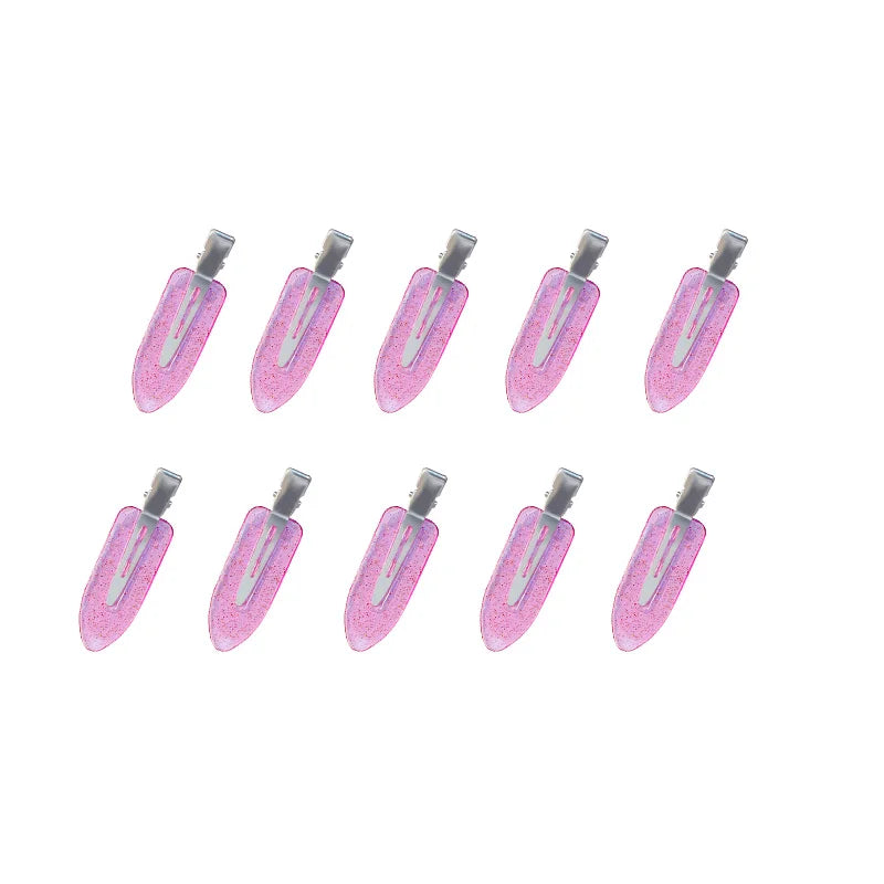 10pcs/set No Crease Basic Hair Clips