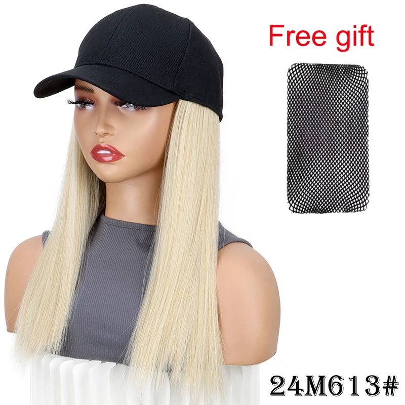 Synthetic 18Inch Long Straight Hat