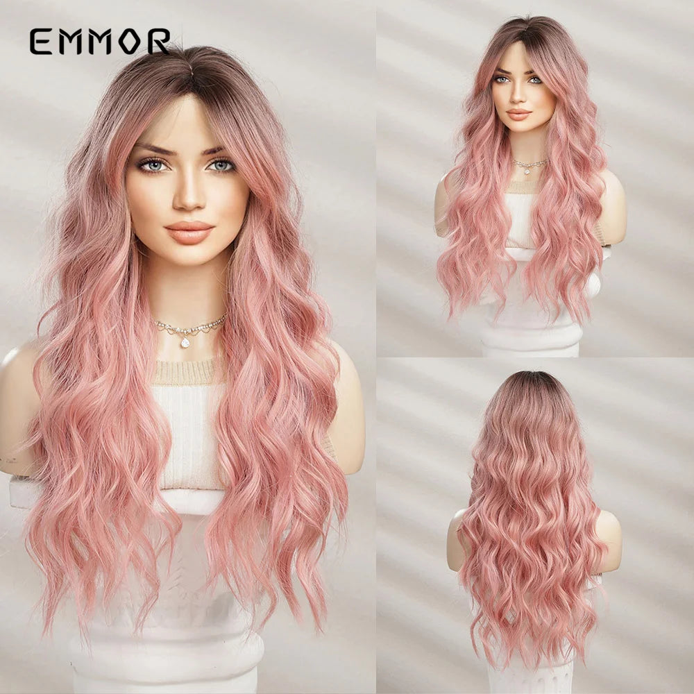 Ombre Black to Light Blonde Hair Wig