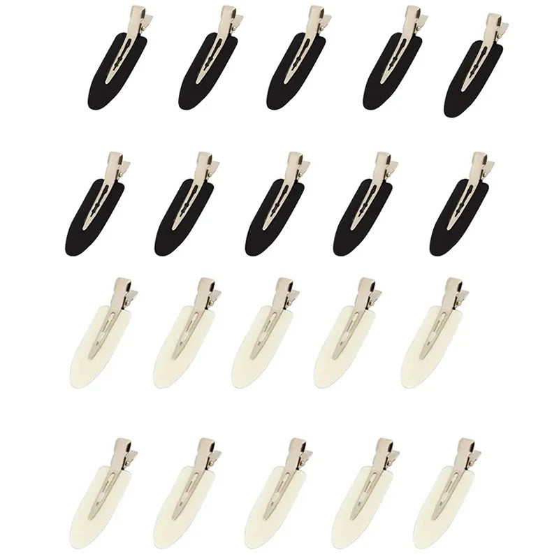 10pcs/set No Crease Basic Hair Clips