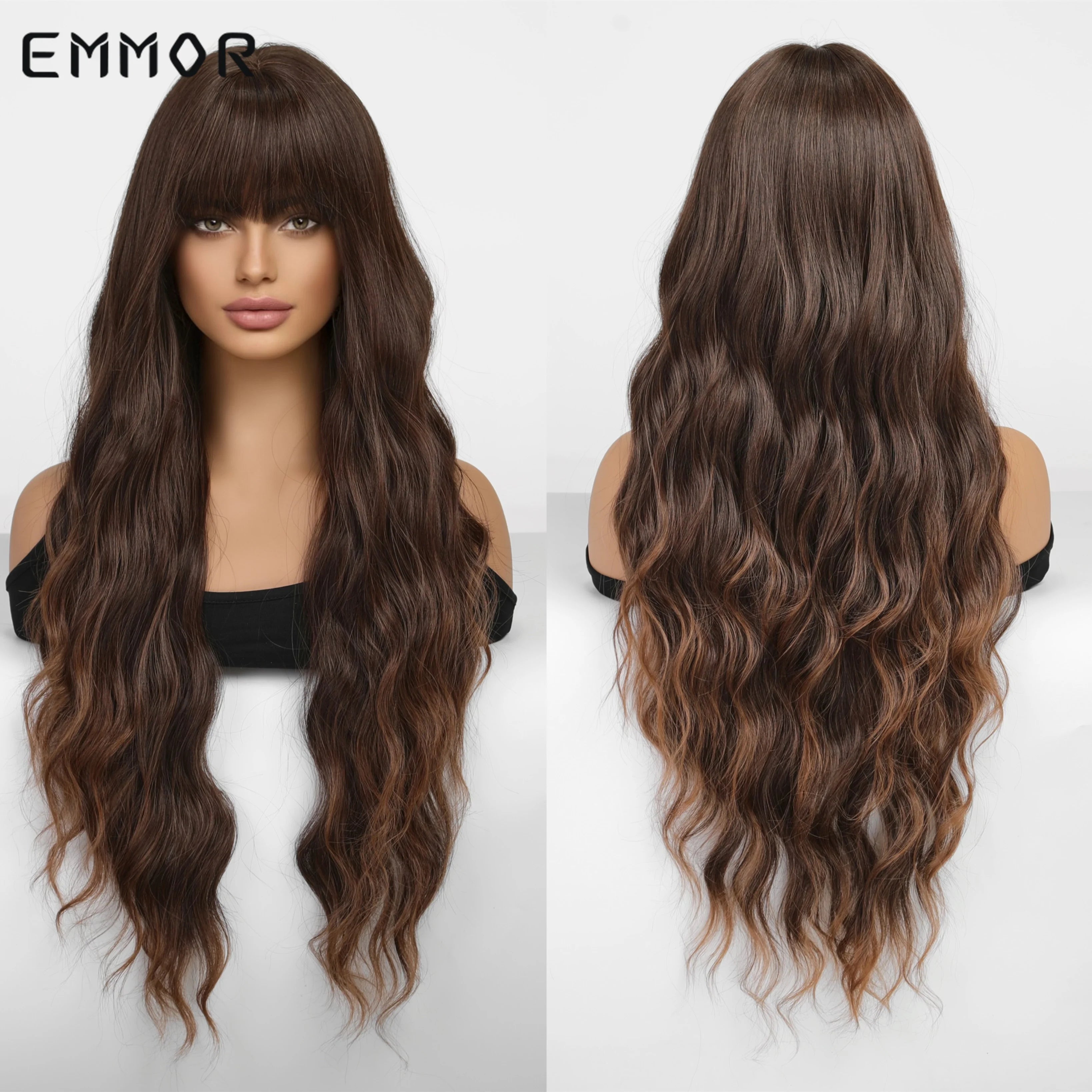 Ombre Black to Light Blonde Hair Wig