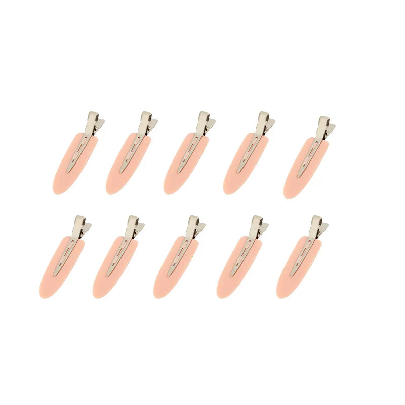 10pcs/set No Crease Basic Hair Clips