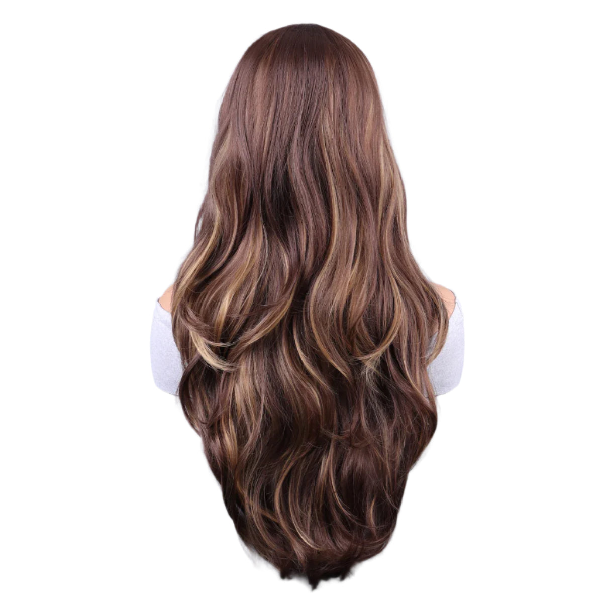 Brown Synthetic Curly Wig