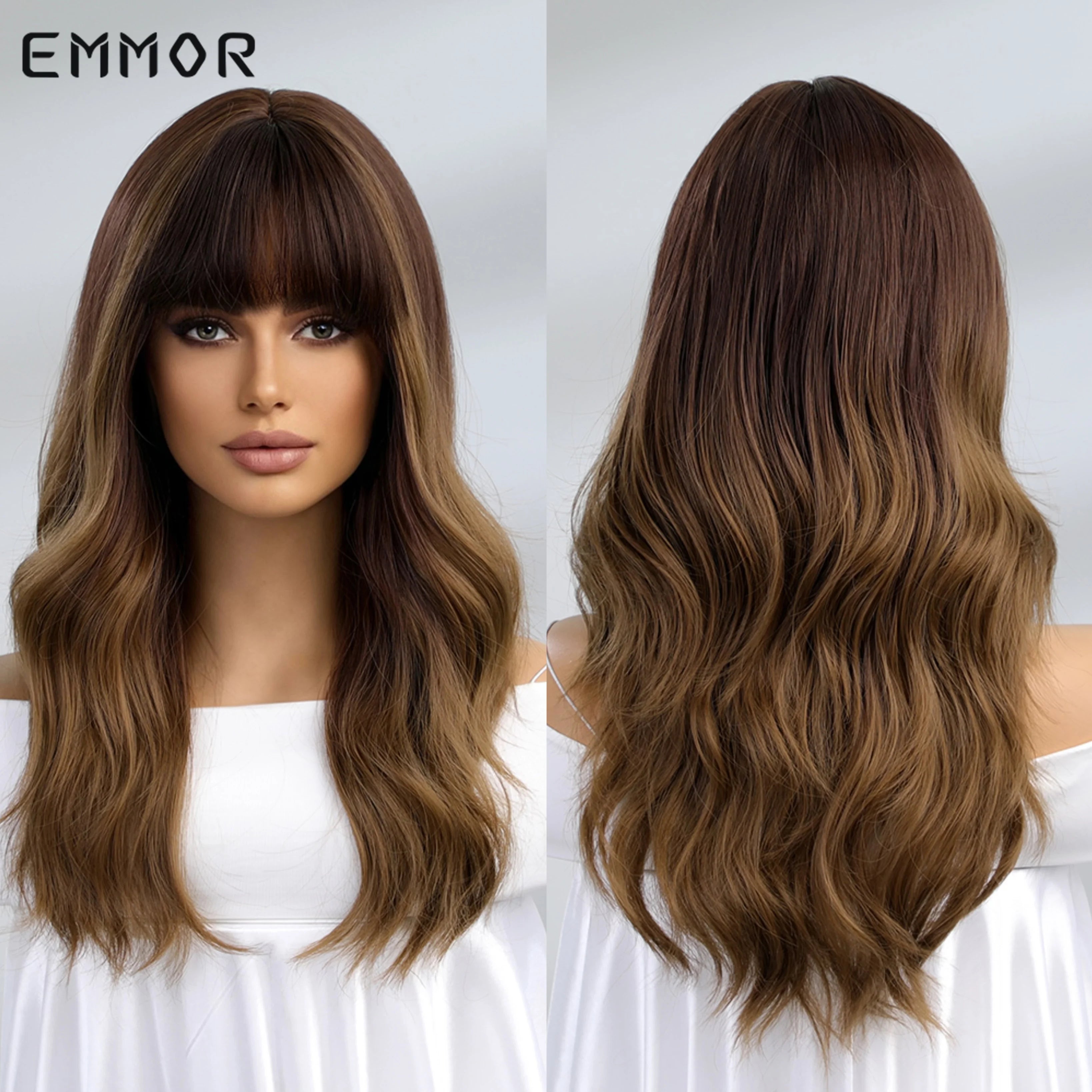 Ombre Black to Light Blonde Hair Wig