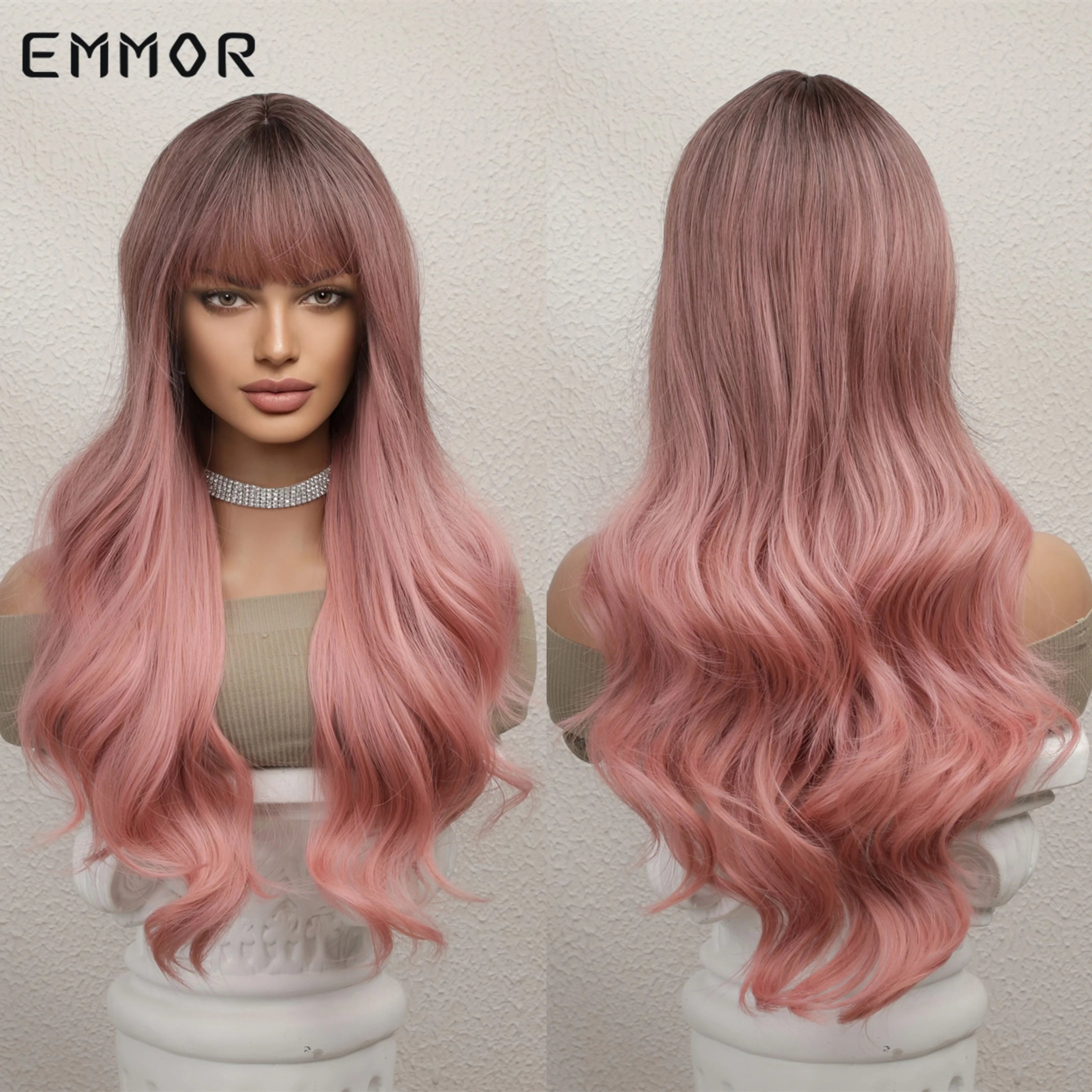 Ombre Black to Light Blonde Hair Wig