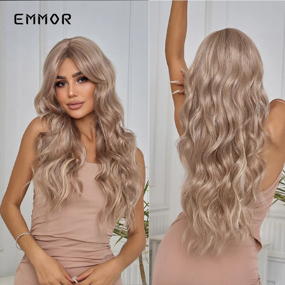 Brown Wig with Bangs
