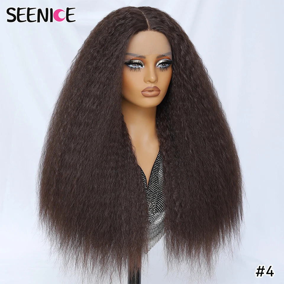 Kinky Straight Lace Front Wig