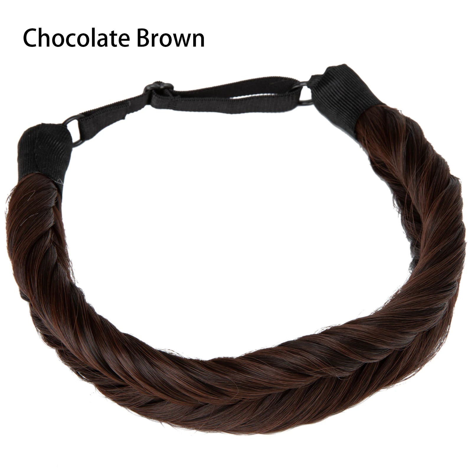 Synthetic Premium Adjustable Handmade Braided Elastic Band Hair Fashion Braiding Hair Headband Headwear For Women