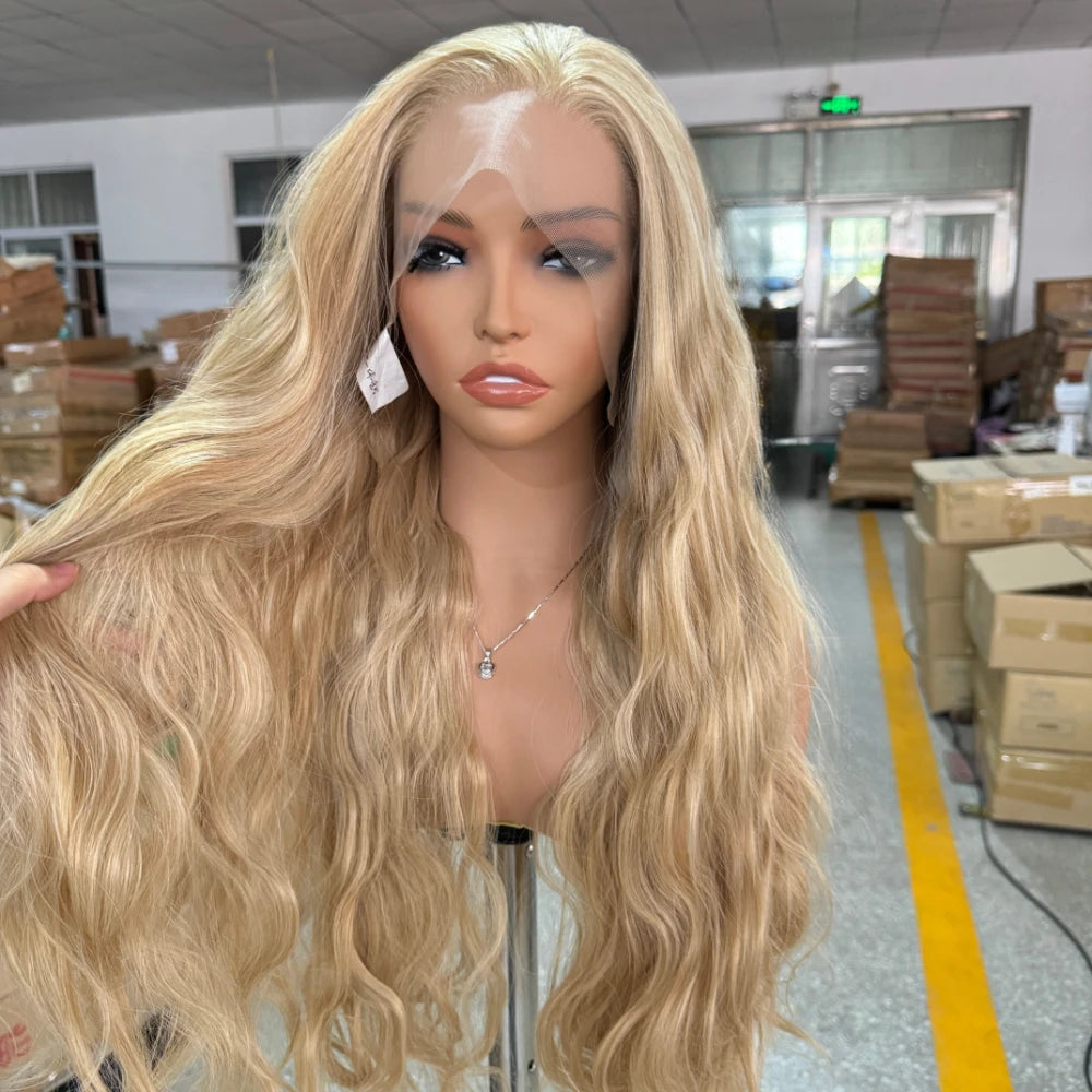 613 Mix Blonde Synthetic Lace Front Wig