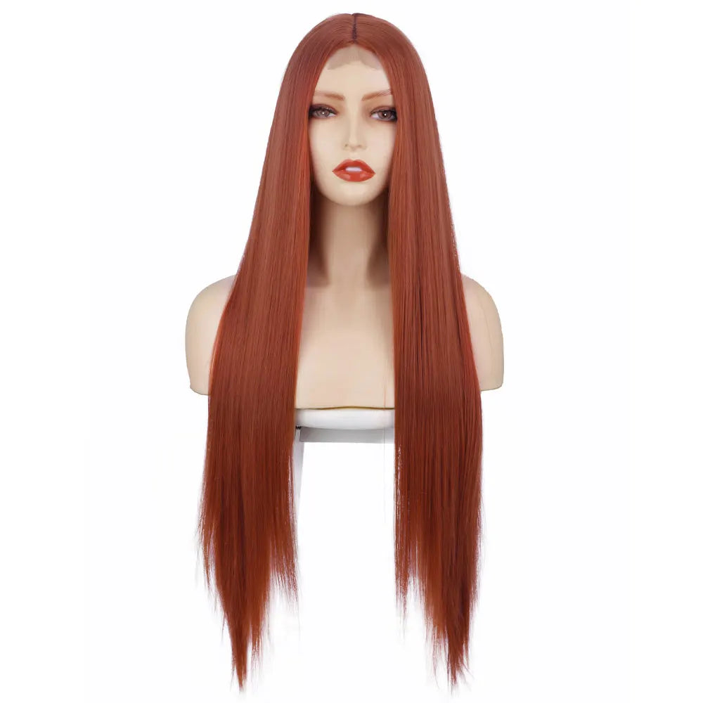 32 Inch Blonde Straight Wig