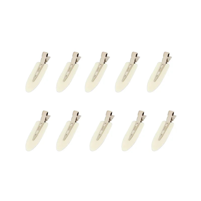 10pcs/set No Crease Basic Hair Clips