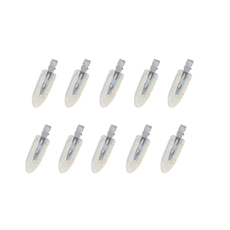 10pcs/set No Crease Basic Hair Clips
