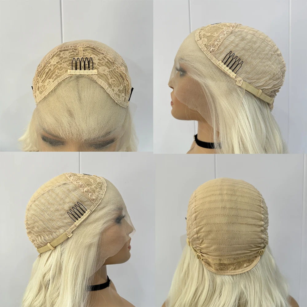 613 Mix Blonde Synthetic Lace Front Wig
