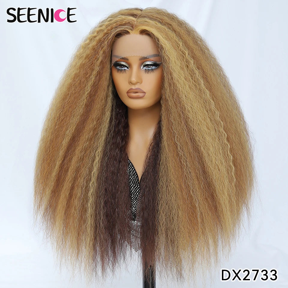 Kinky Straight Lace Front Wig