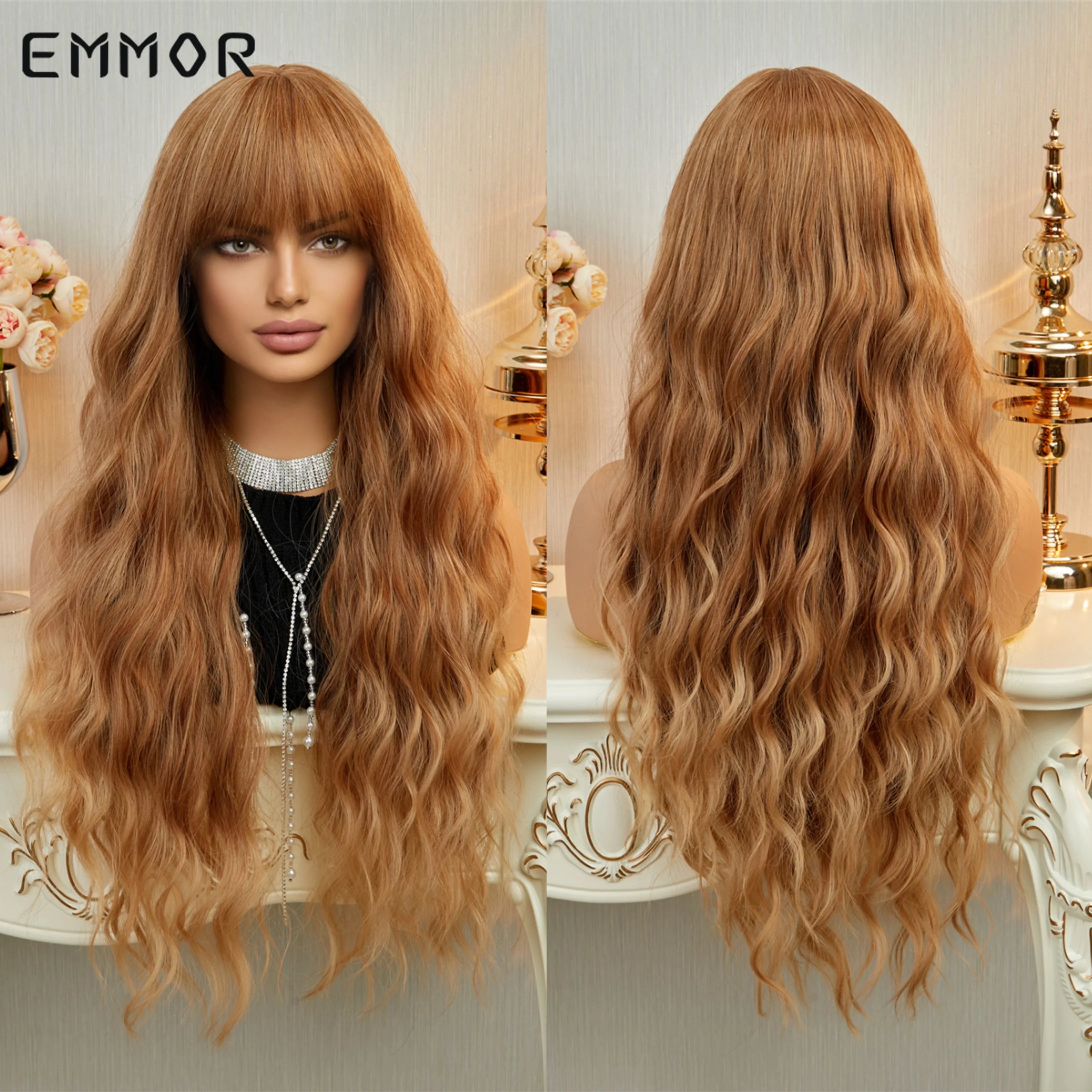 Ombre Black to Light Blonde Hair Wig