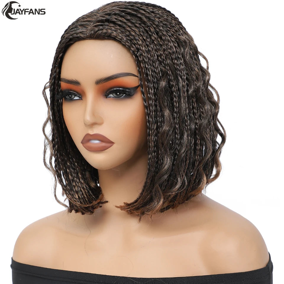 12 Inch Short Bob Box Braided Wig