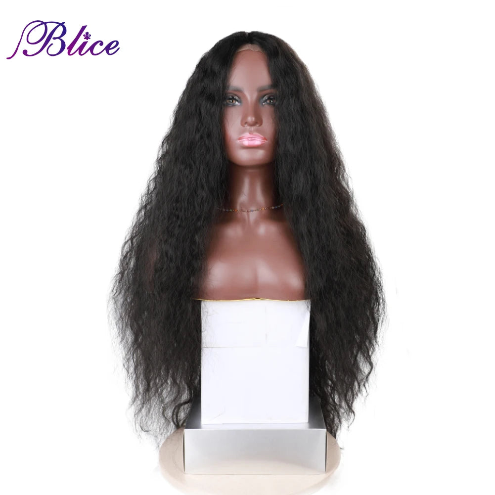 Long Wig 4*1 Lace Middle Part Wavy Wigs