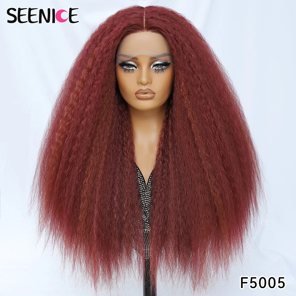 Kinky Straight Lace Front Wig