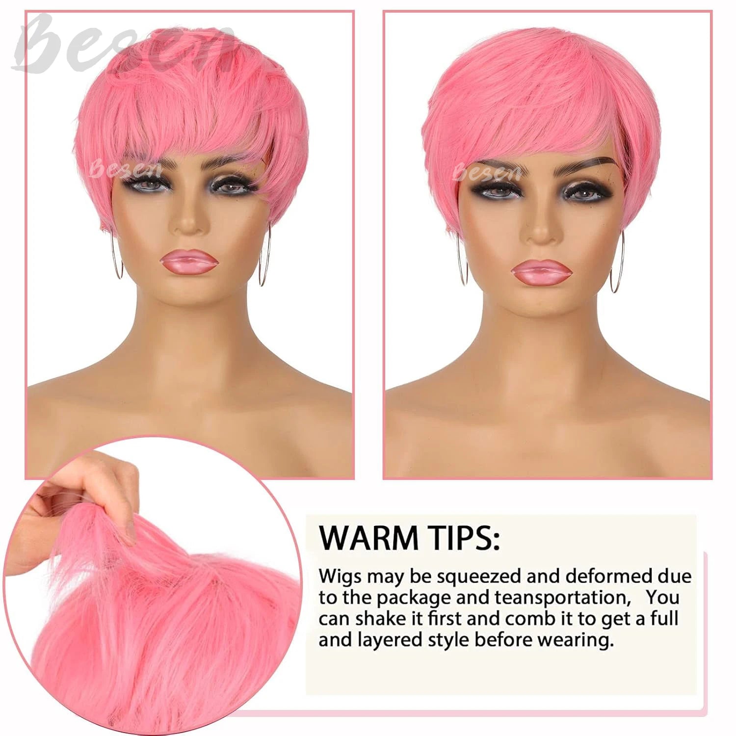 Short Pixie Cut Wig