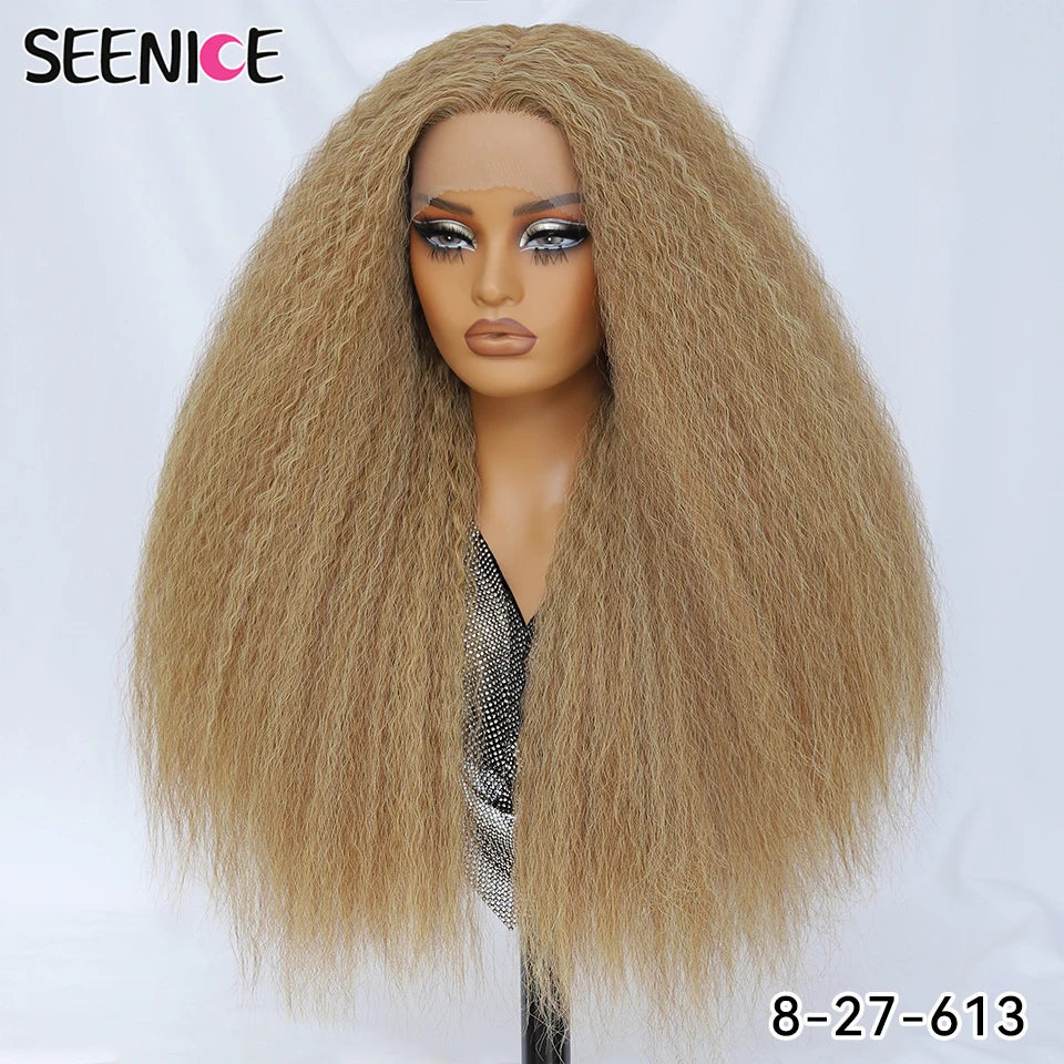 Kinky Straight Lace Front Wig