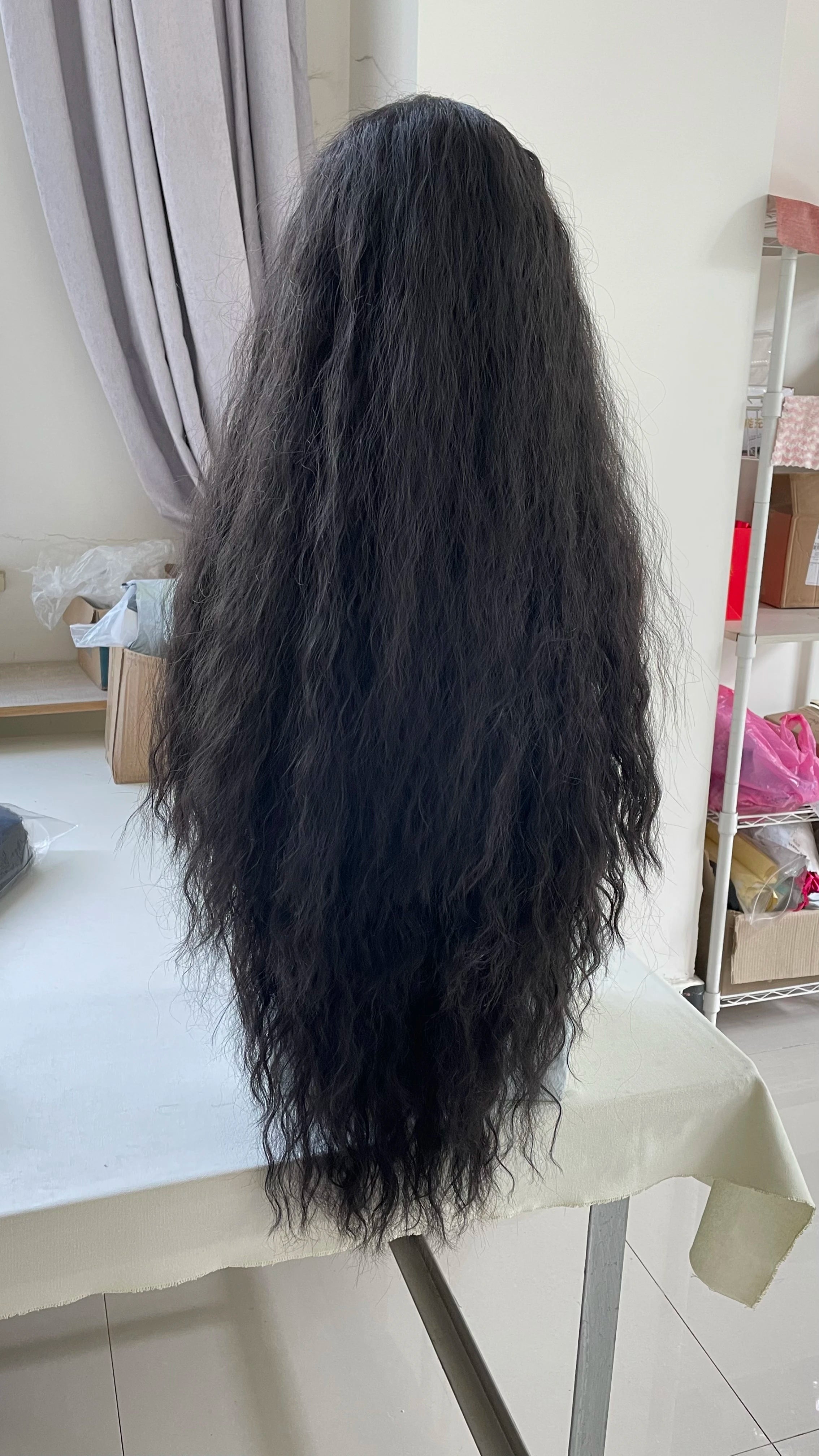 Long Wig 4*1 Lace Middle Part Wavy Wigs