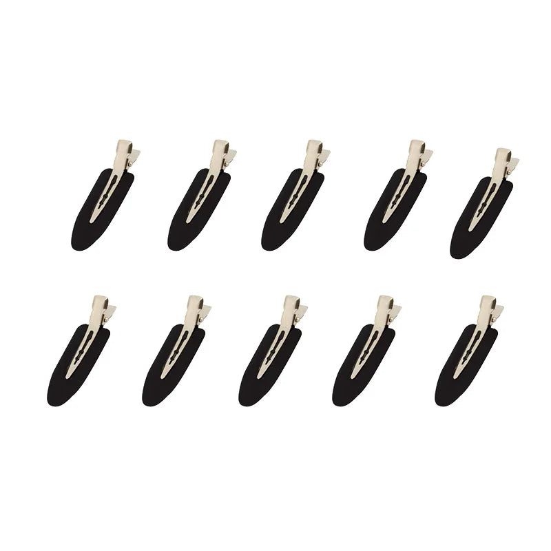 10pcs/set No Crease Basic Hair Clips
