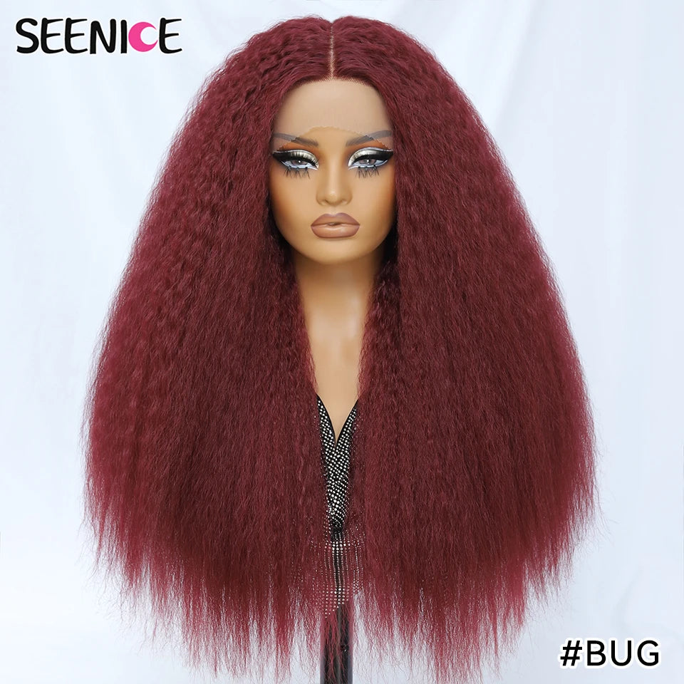 Kinky Straight Lace Front Wig