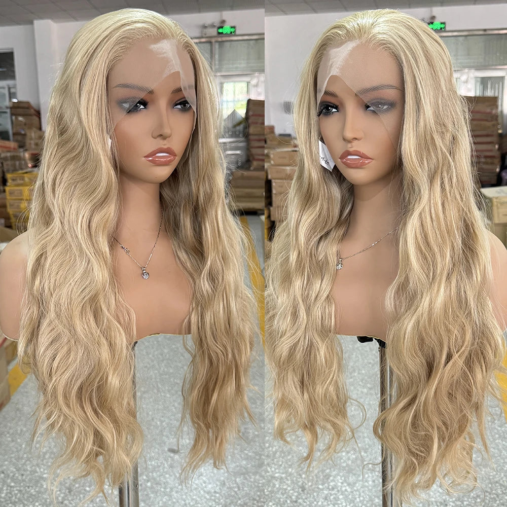 613 Mix Blonde Synthetic Lace Front Wig