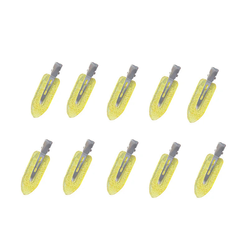 10pcs/set No Crease Basic Hair Clips