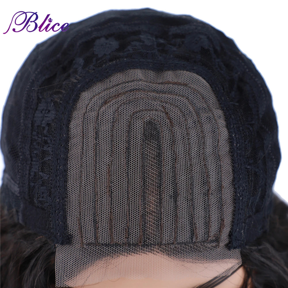 Brown Blonde Wig Mixed 30% Human Hair Long Wig