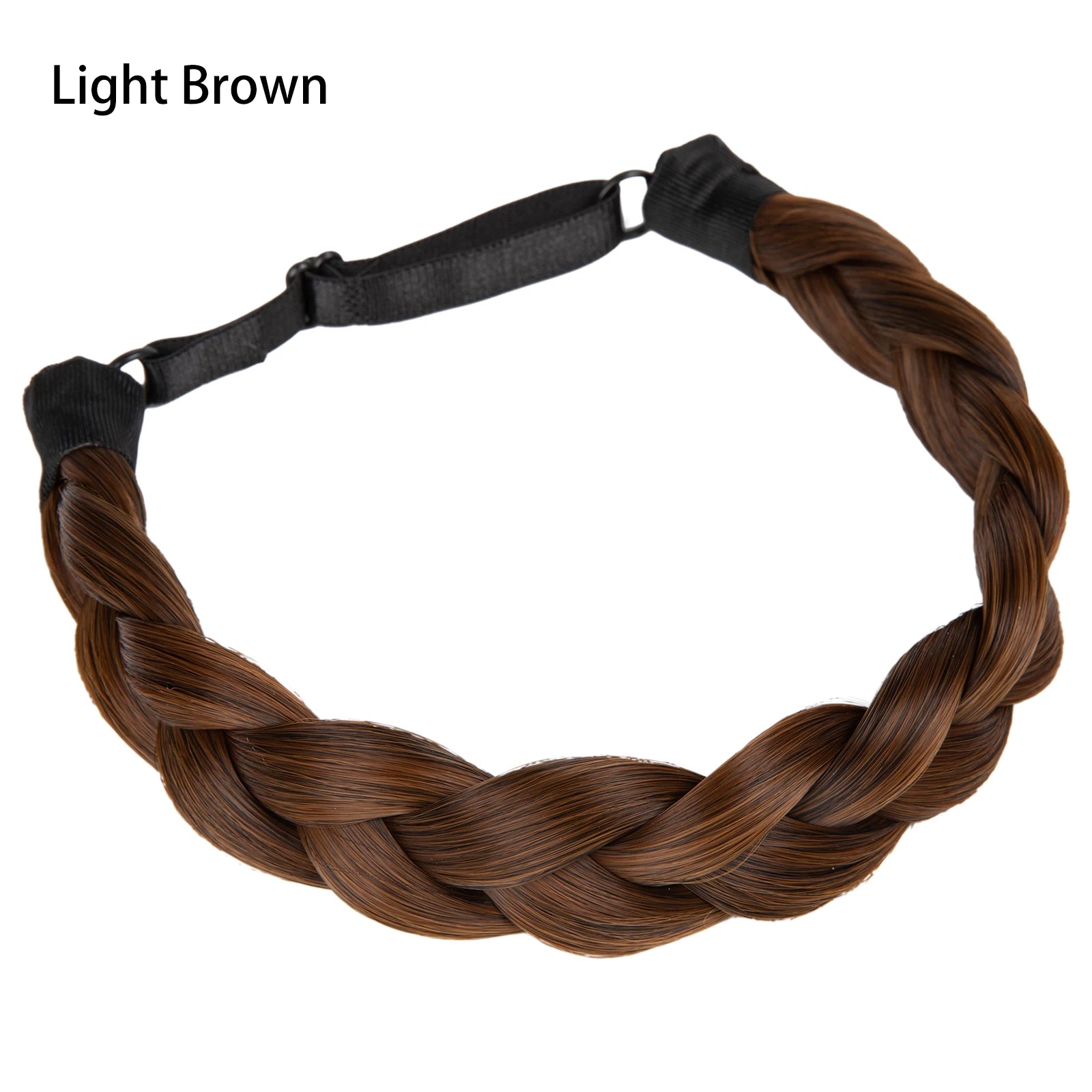 Synthetic Premium Adjustable Handmade Braided Elastic Band Hair Fashion Braiding Hair Headband Headwear For Women