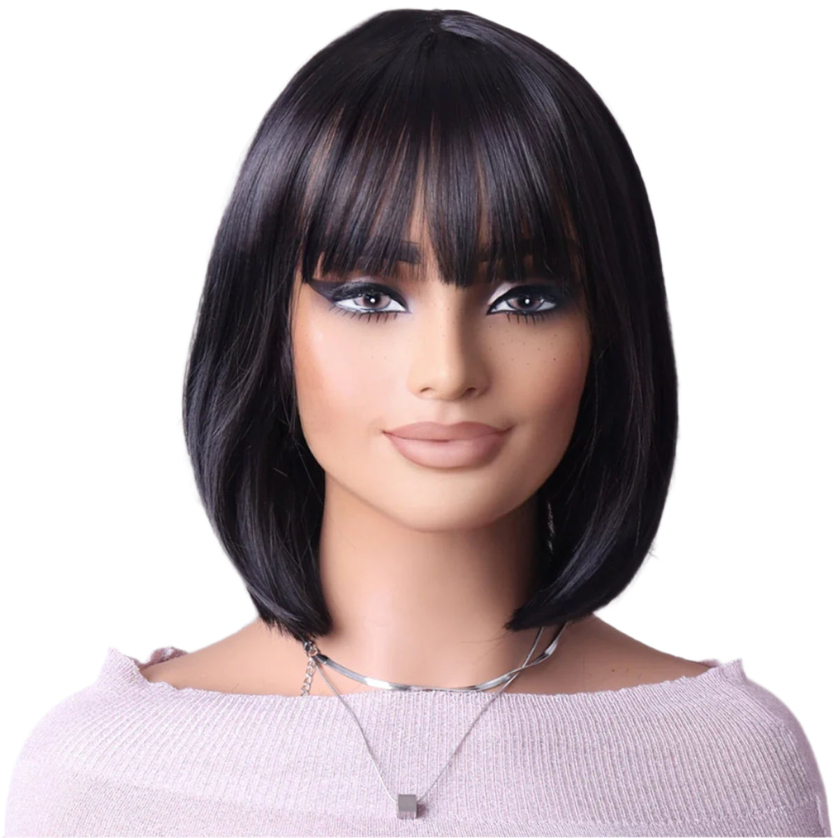 Synthetic short bob wig