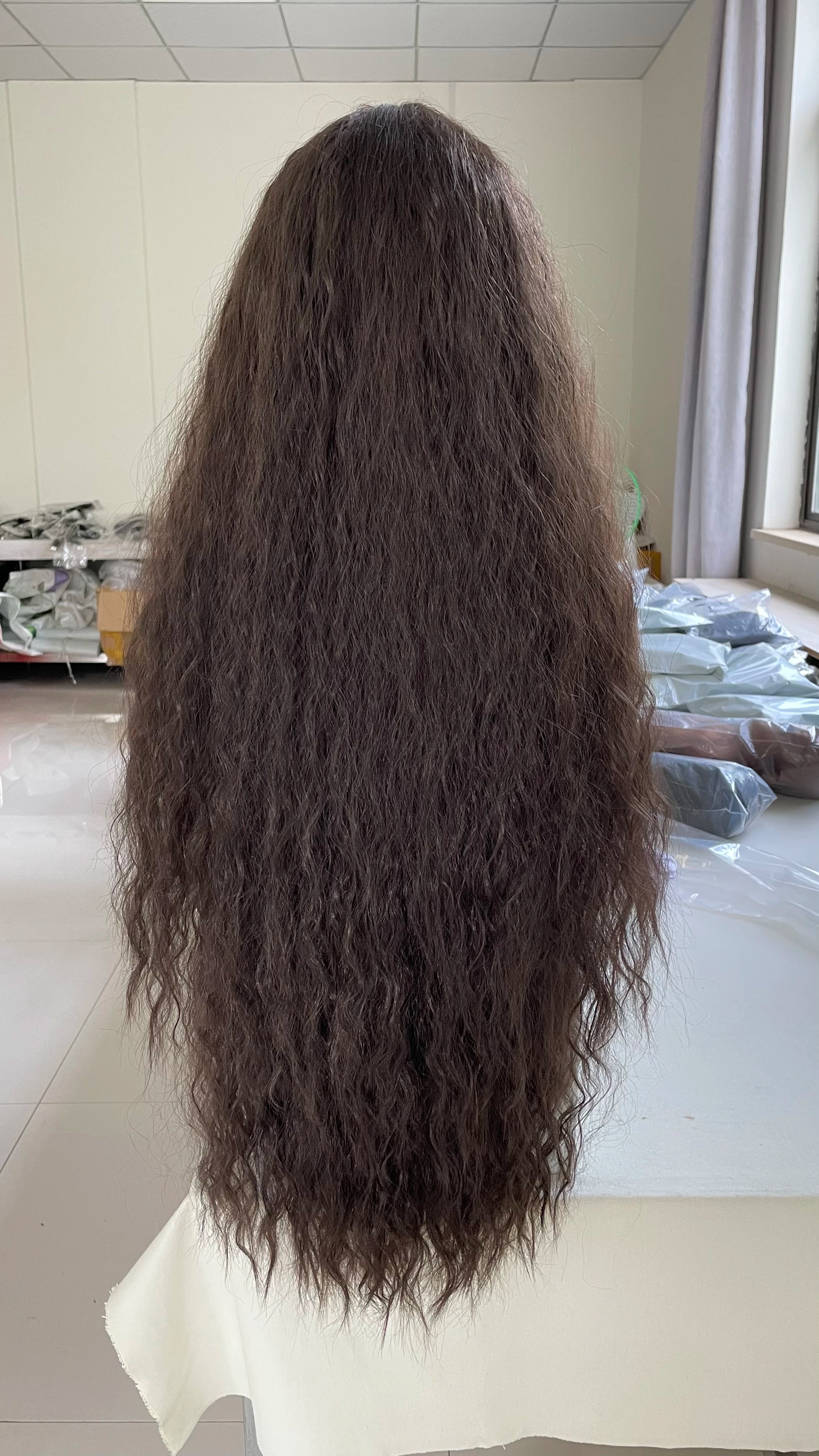 Long Wig 4*1 Lace Middle Part Wavy Wigs