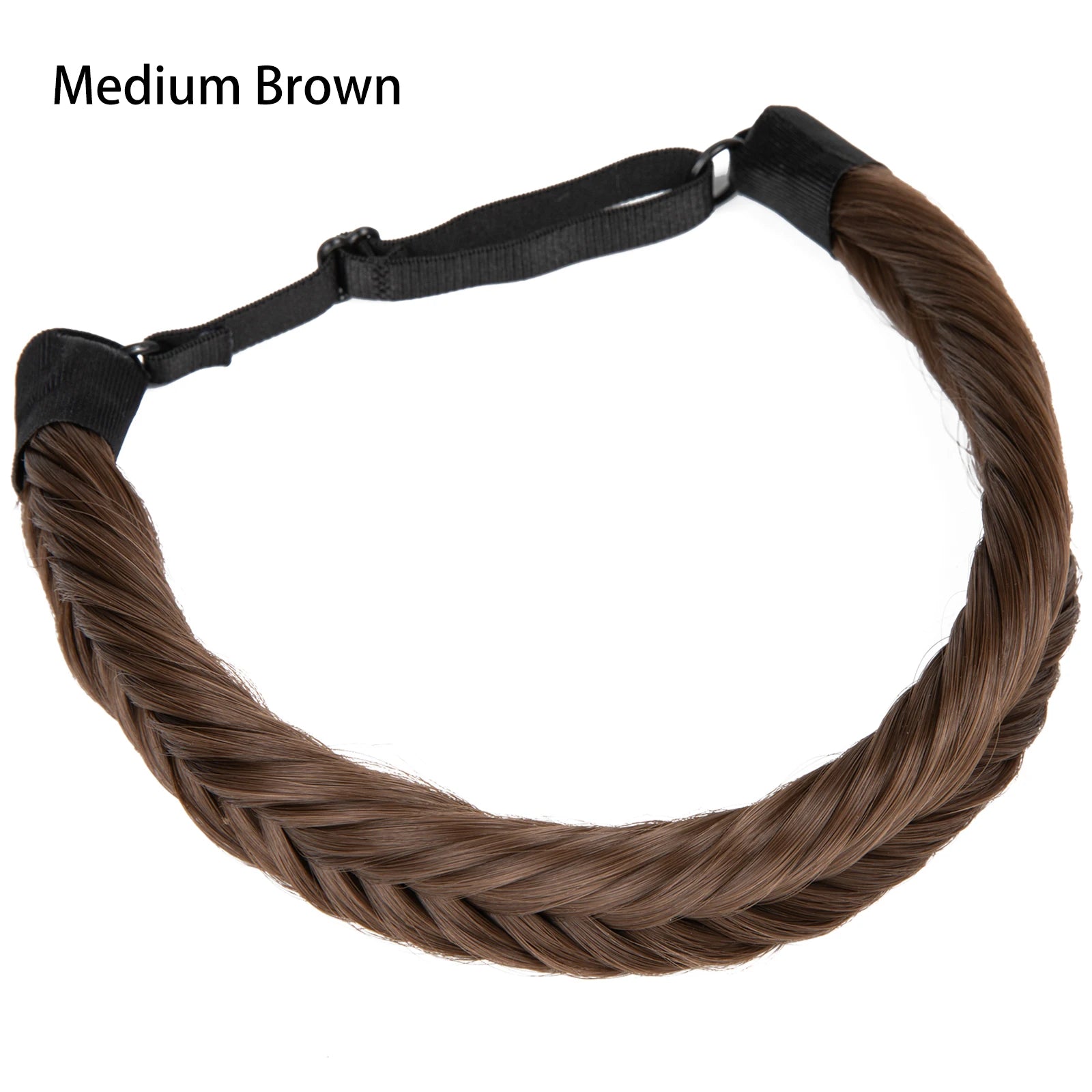 Synthetic Premium Adjustable Handmade Braided Elastic Band Hair Fashion Braiding Hair Headband Headwear For Women