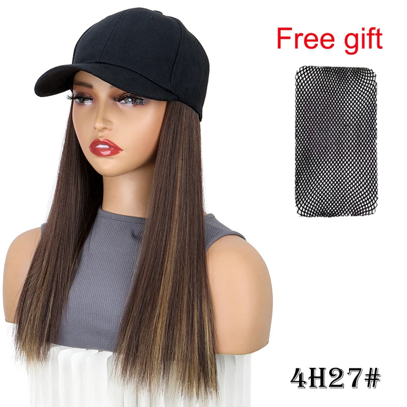 Synthetic 18Inch Long Straight Hat