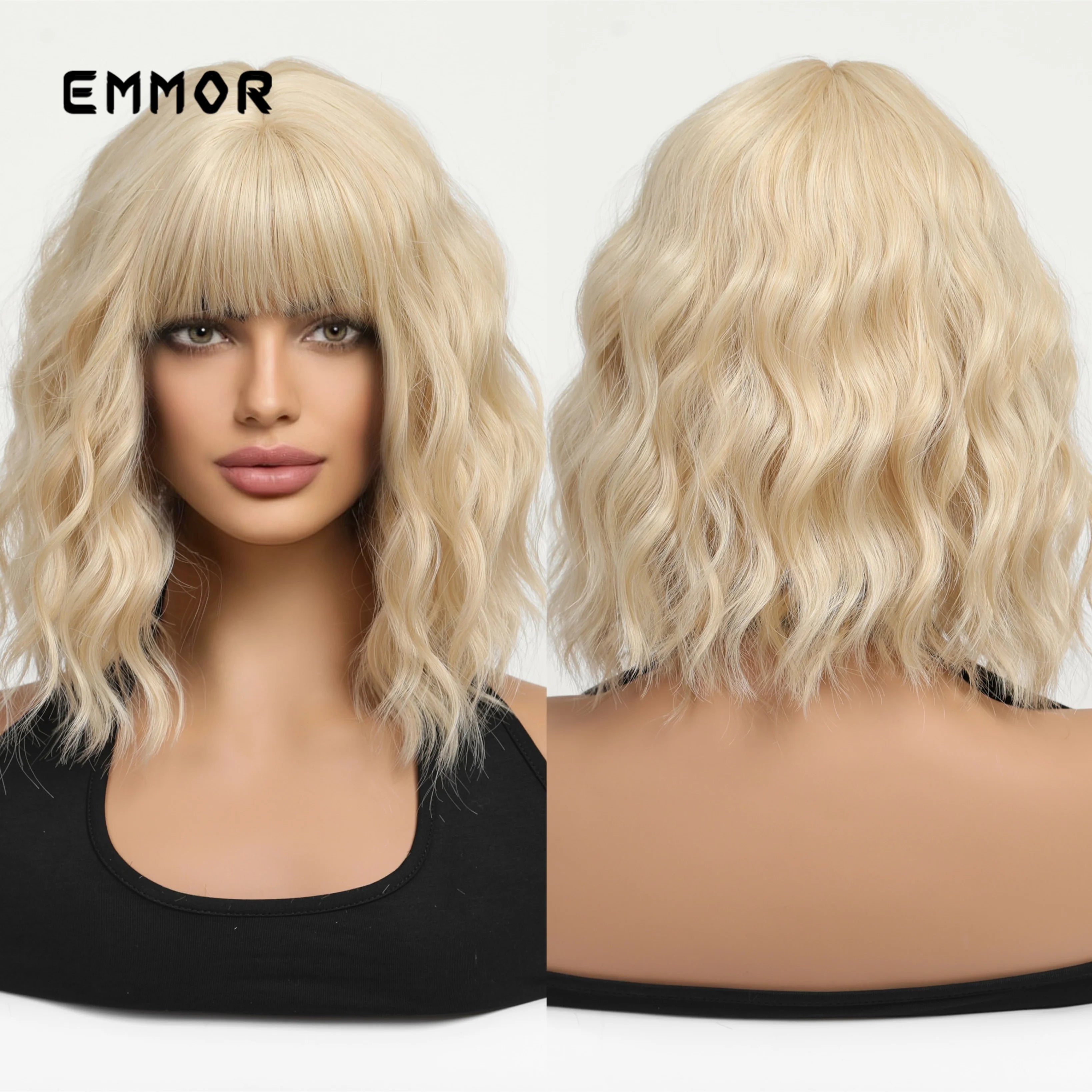 Blonde Brown Short Bob wig