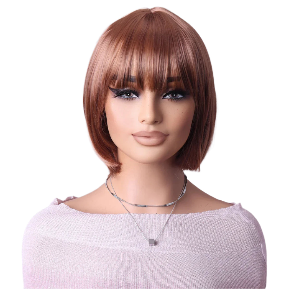 Synthetic short bob wig