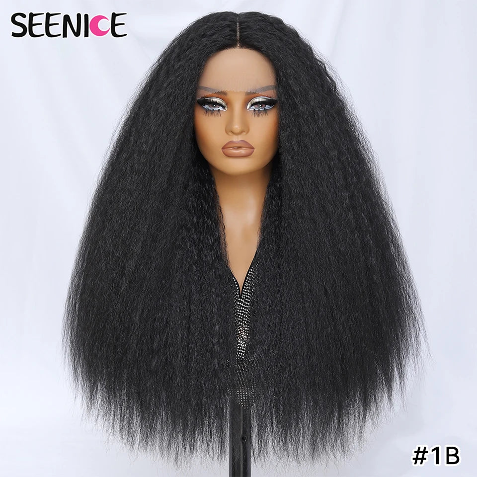 Kinky Straight Lace Front Wig