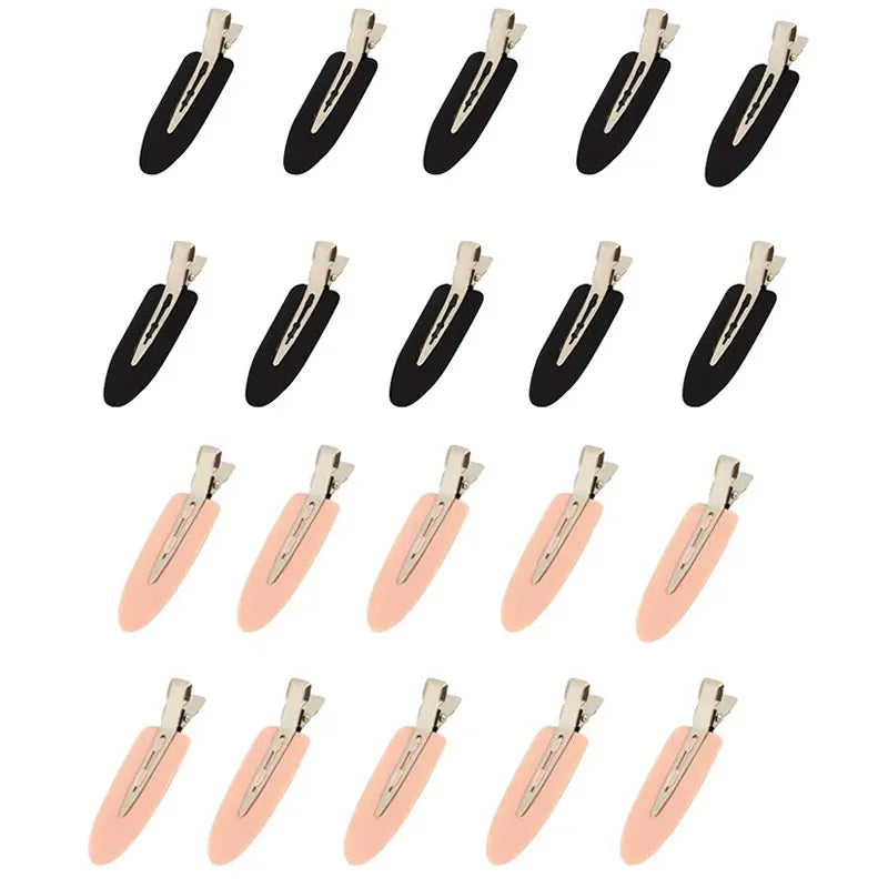 10pcs/set No Crease Basic Hair Clips