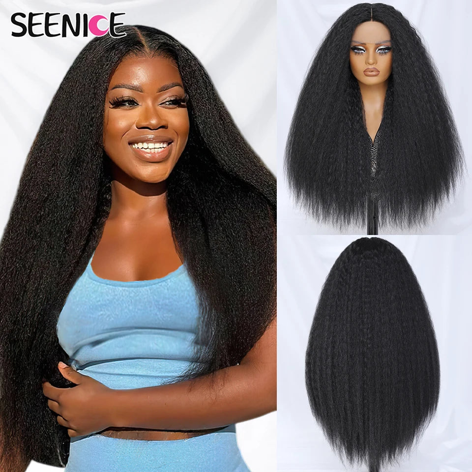 Kinky Straight Lace Front Wig