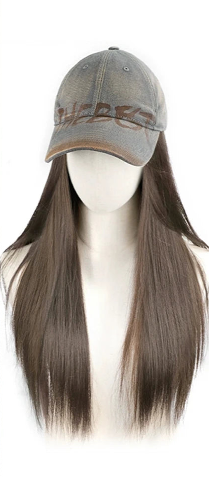 Long Straight Wig with cap