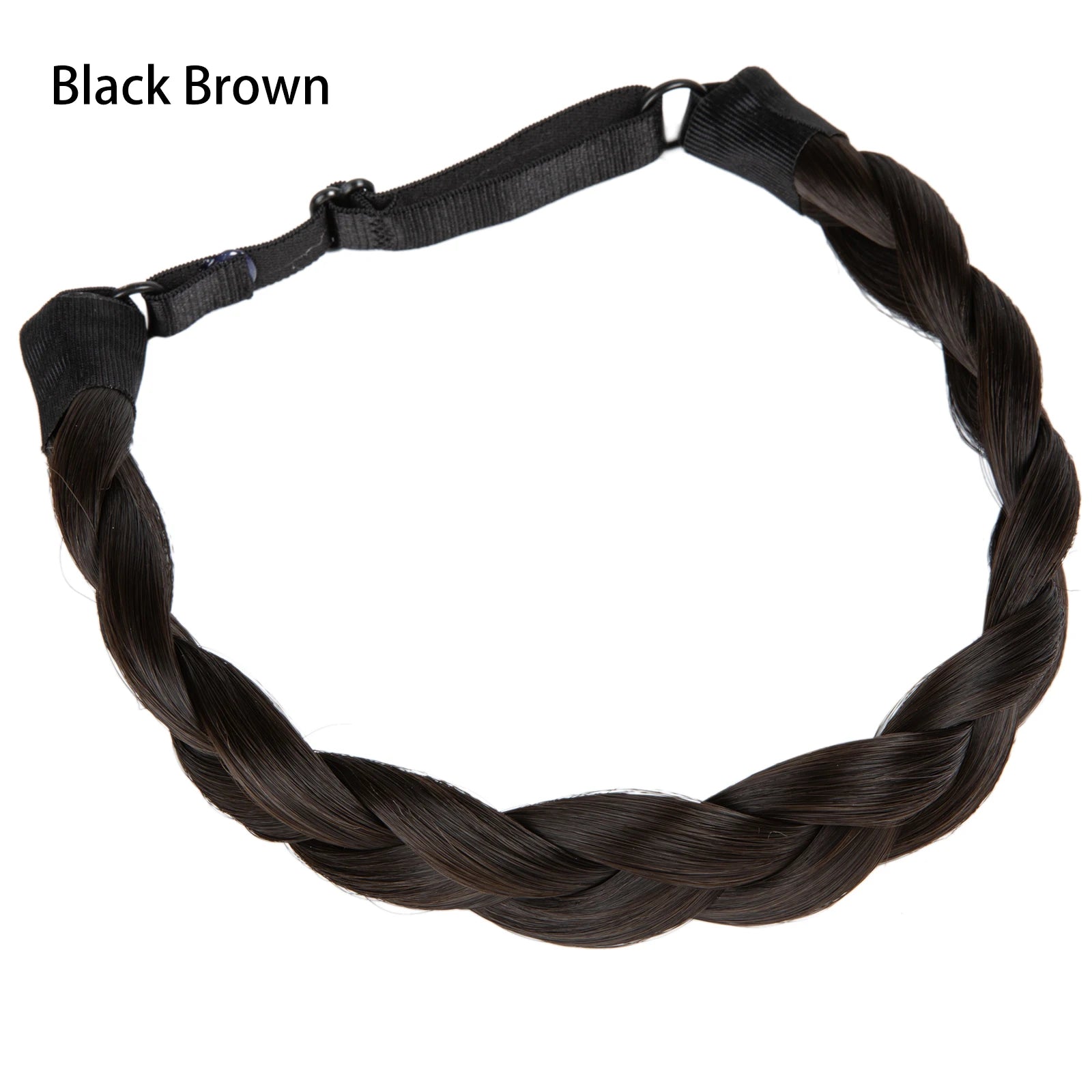 Synthetic Premium Adjustable Handmade Braided Elastic Band Hair Fashion Braiding Hair Headband Headwear For Women