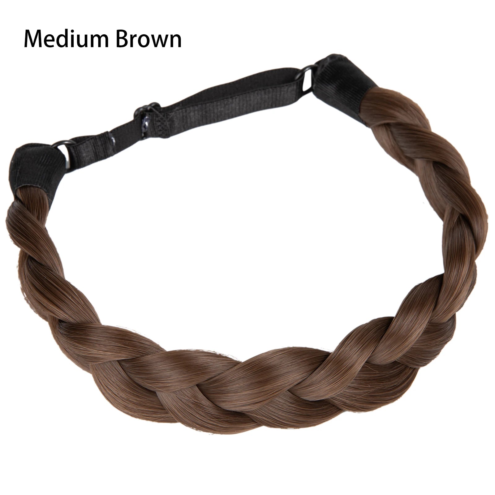 Synthetic Premium Adjustable Handmade Braided Elastic Band Hair Fashion Braiding Hair Headband Headwear For Women