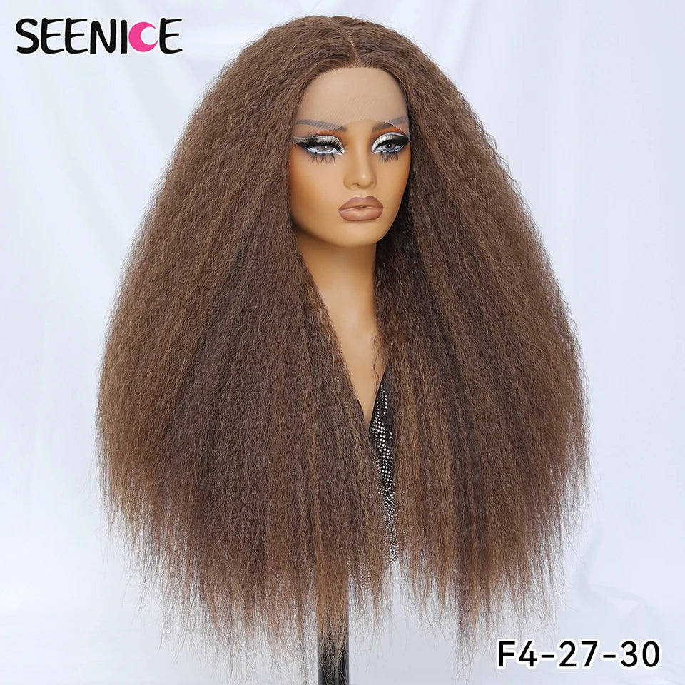 Kinky Straight Lace Front Wig