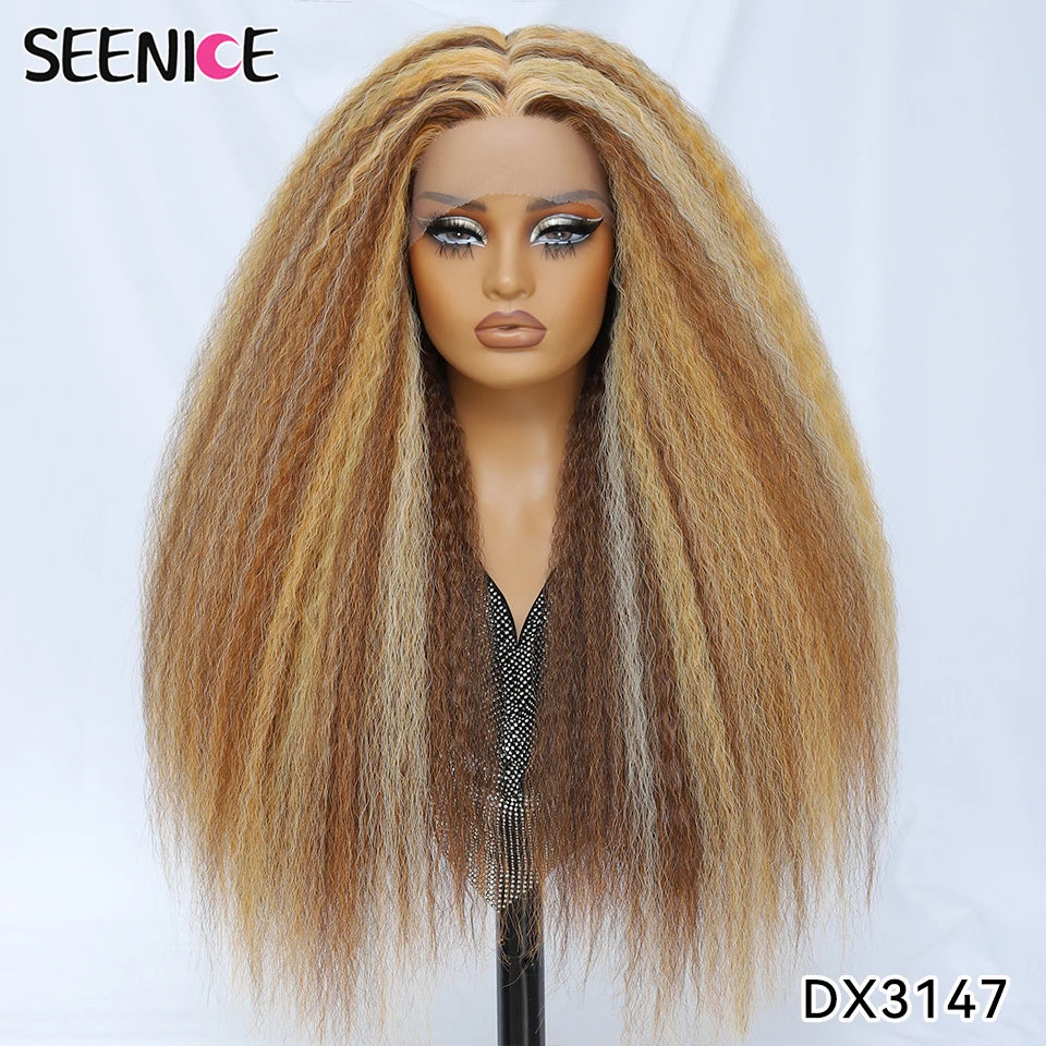 Kinky Straight Lace Front Wig