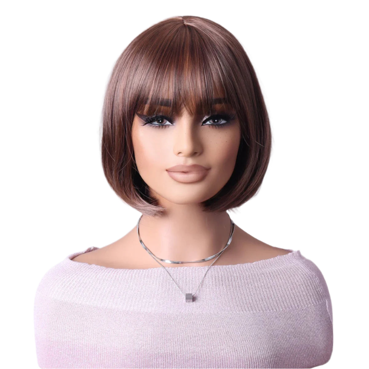 Synthetic short bob wig